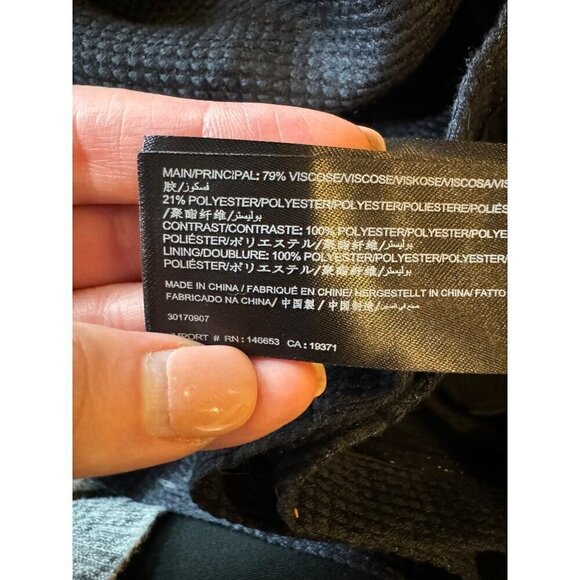 Keepsake Romper Women Medium Navy Blue Bell Sleeve Flashing Lights Playsuit‎ NWT - Picture 12 of 12